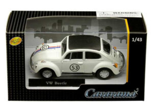Volkswagen beetle #53 *herbie*, white