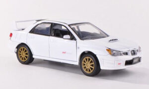 Subaru Impreza WRX STI, white