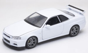 Nissan Skyline GT-R (R34), white, RHD