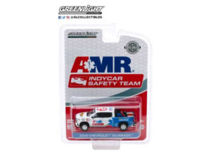 Chevrolet Silverado ntt indycar series amr safety team with safety equipment in truck bed, 2020