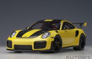 Porsche 911 (991.2) GT2RS 2017 Weissach Package (yellow) Magnesium alloy wheels satin black