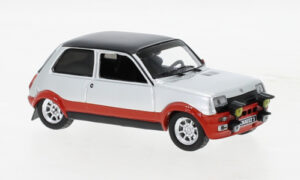 Renault 5 alpine customs, silver/red