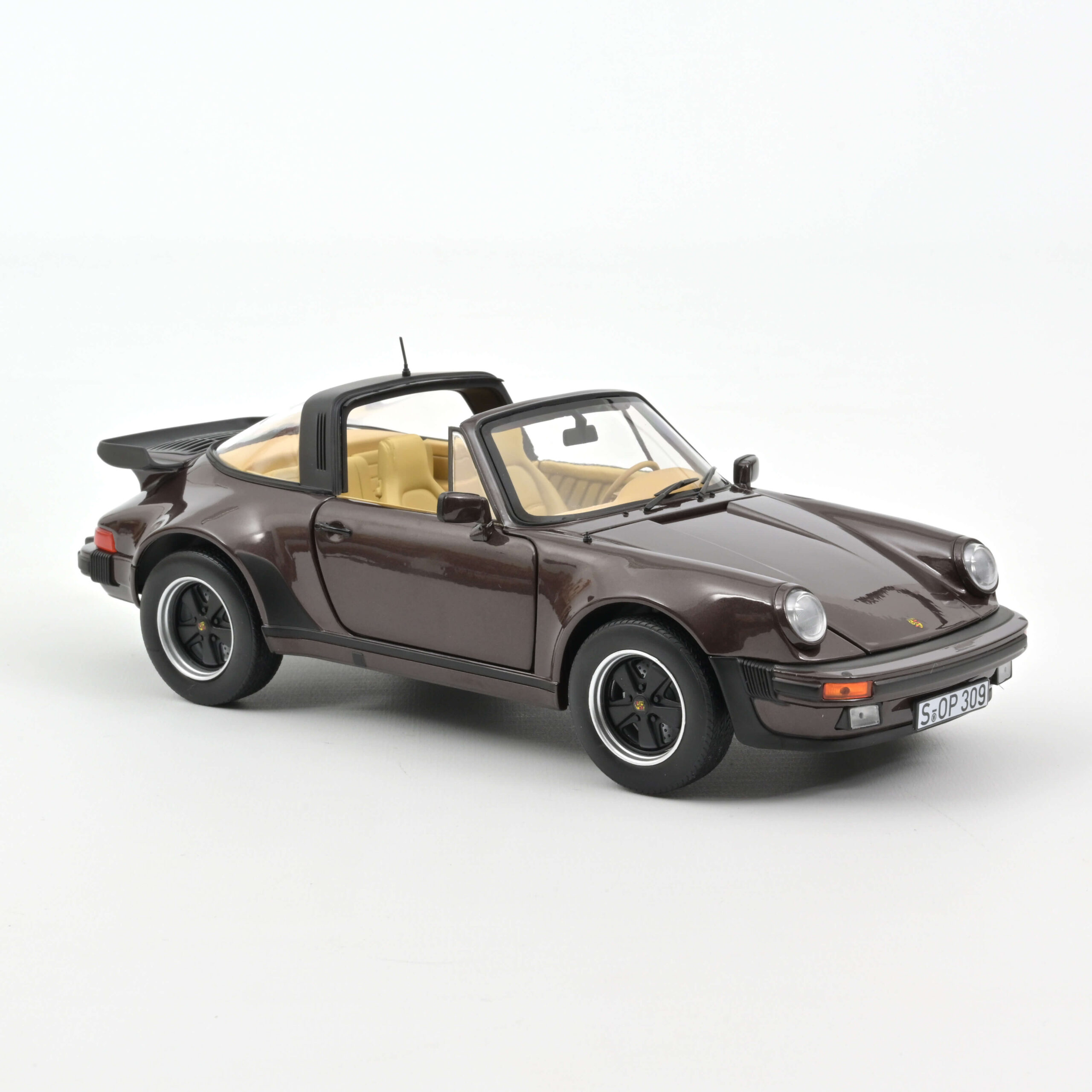 Porsche 911 Turbo Targa 1987 – Brown metallic