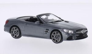 Mercedes SL (R231), metallic-grey, Hardtop lays by, Facelift, 2016
