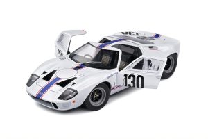 FORD GT40 MK1 WHITE #130 H.GREDER / J.M.GIORGI TARGA FLORIO 1967