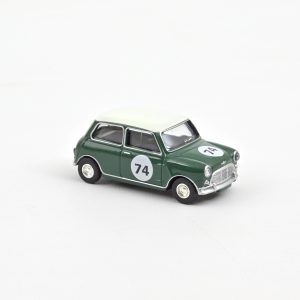 Mini Cooper S 1964 Almond Green with number 74