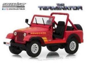 The Terminator Jeep with Figures, red