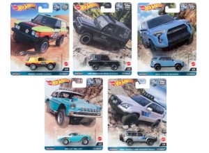 Car Culture *Off Road* Mix box of 5 pcs