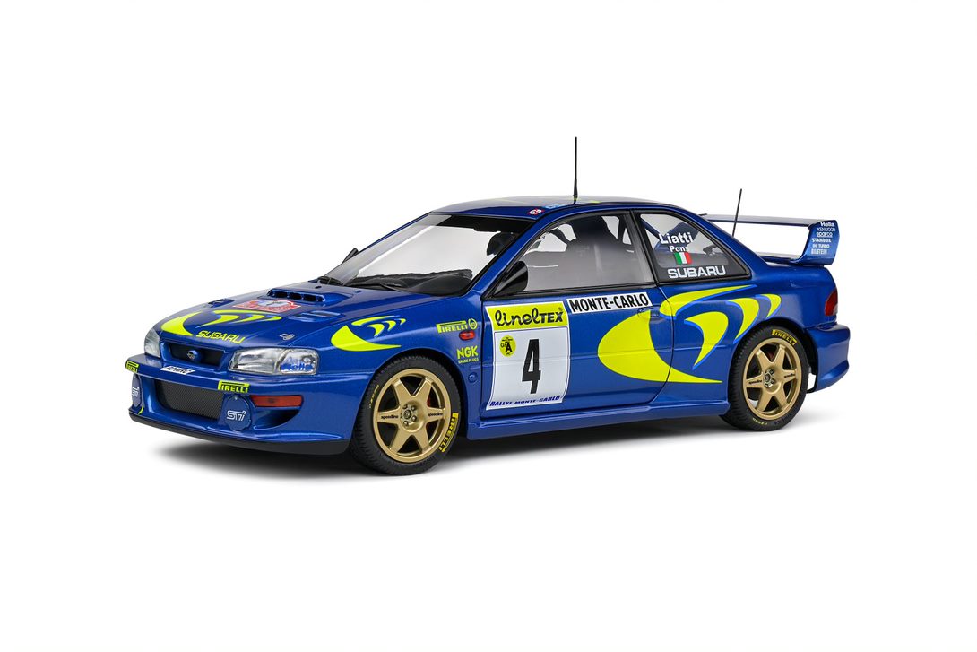 SUBARU IMPREZA 22B BLUE #4 P.LIATTI RALLYE MONTE CARLO 1997