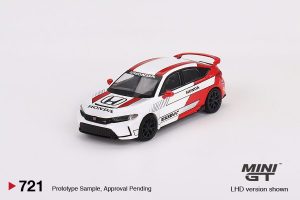 HONDA CIVIC TYPE R WHITE #2 PACE CAR 2023
