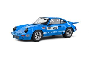 PORSCHE 911 IROC BLUE #4 FOLLMER IROC RIVERSIDE 1974