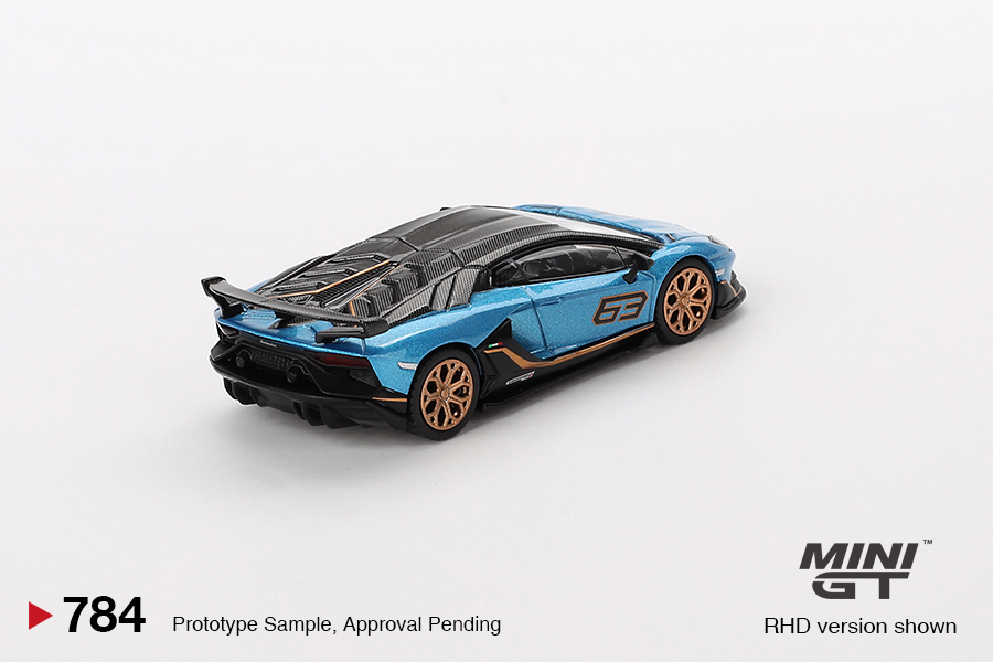 LAMBORGHINI AVENTADOR SVJ 63 BLU AEGIR 2023 - Image 3