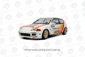 HONDA CIVIC (EG6) SOLIDO WORKS MUGEN RACING WHITE 1992