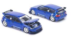 Honda Pandem Civic EG6, blue