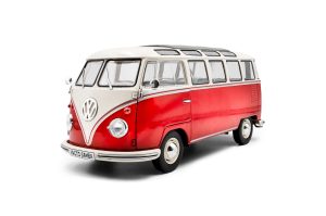 VOLKSWAGEN T1 SAMBA RED / WHITE 1962