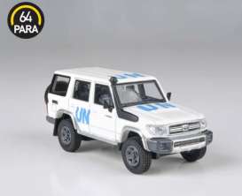 Toyota Land Cruiser LC76 United Nations, white/blue 2014