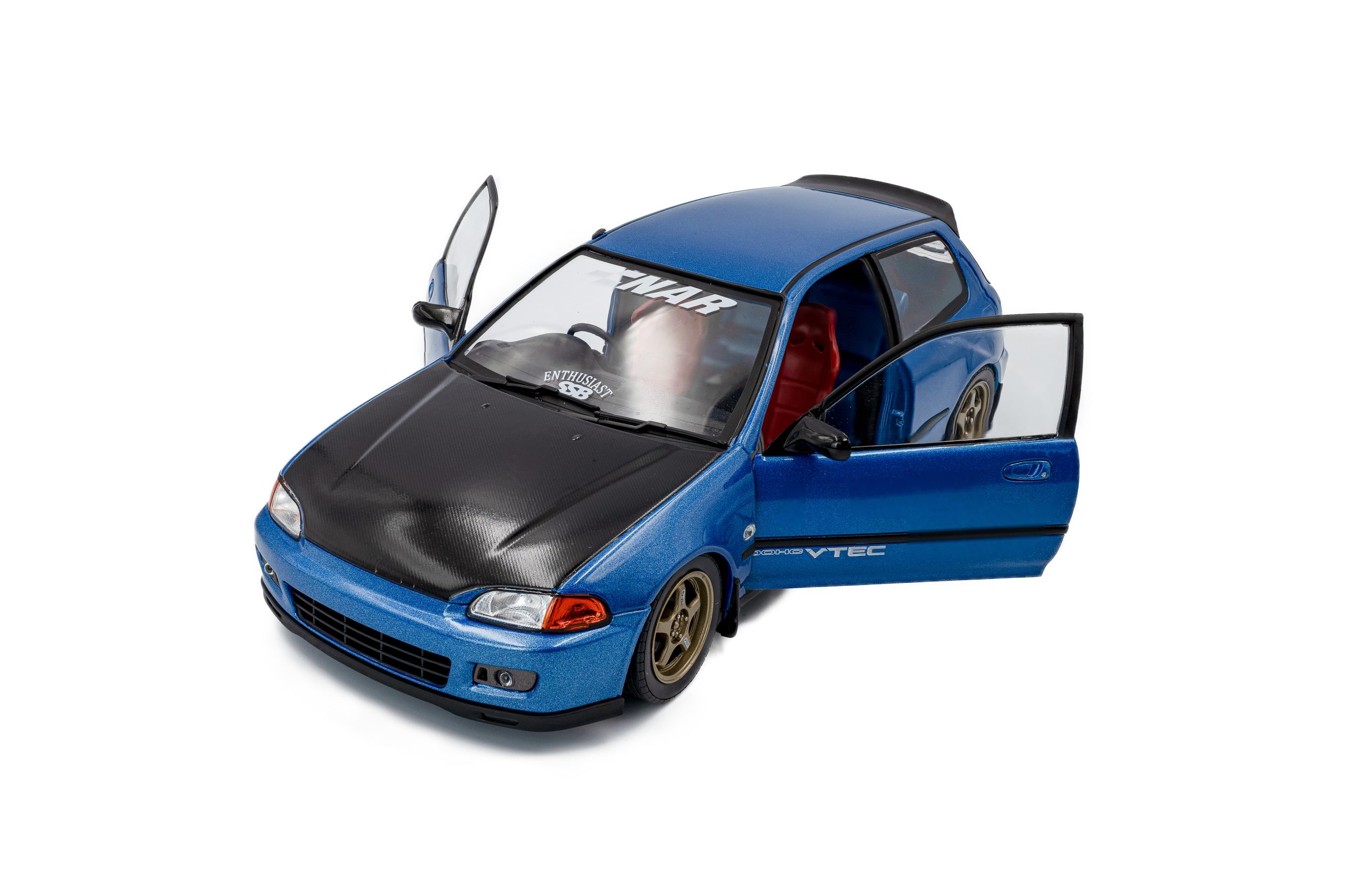 HONDA CIVIC (EG6) SOLIDO WORKS COBALT BLUE PEARL 1991 - Image 3