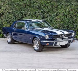 Ford Mustang Coupe 1966 Nightmist Blue metallic