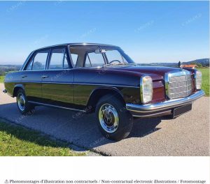 Mercedes-Benz 200 (W115) 1968 Dark Red Brown