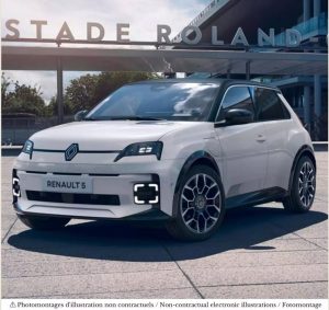 Renault 5 E-Tech Electric 2025 Pearl White and Black