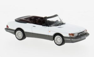 Saab 900 Turbo, Convertible, weiss