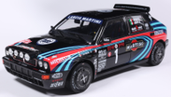 LANCIA DELTA HF INTEGRALE TRIBUTE TO BIASON BLACK A.SACCO RALLYE MONTECARLO 1990