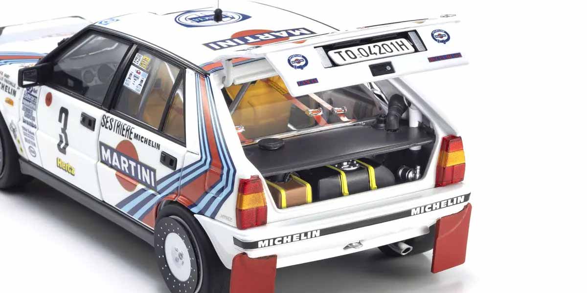 Lancia Delta HF 4WD Rally Monte Carlo 1988 Martini Nr.3 WINNER RALLY BRUNO SABY - JEAN FRANCOIS FAUCHILLE - Figura 3