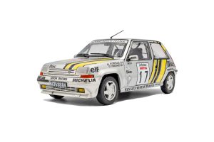 RENAULT 5 GT TURBO MK2 SILVER #17 A.OREILLE TOUR DE CORSE 1989