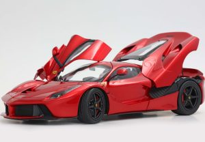 Ferrari LaFerrari 2012 apribile diecast rosso F1 2007, with SPECIAL PACK, LIMITED 100 pcs