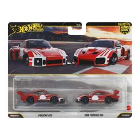 Porsche 935 (new model) (CF) & 2018 Porsche 935 (old model) (new deco) *Premium 2-pack*, red/white