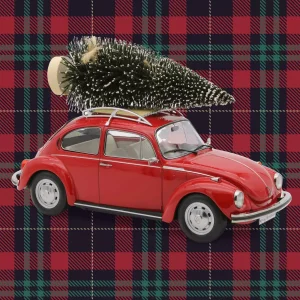 VW 1303 1973 Red Christmas