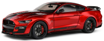 SHELBY MUSTANG SHELBY GT500 KR RED / BLACK STRIPES 2023