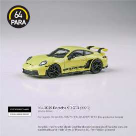 Porsche 911 GT3 (992.2), cartagena yellow, 2025